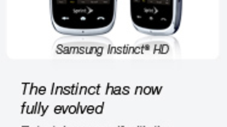 Sprint Announces Samsung Instinct HD (By Mistake?)